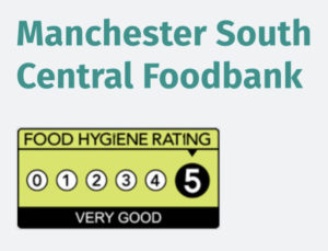 Our food bank's 5 star food hygiene rating